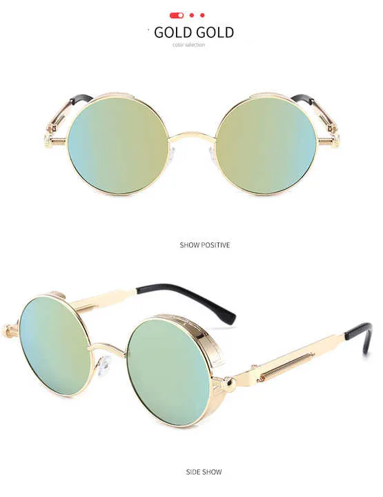 نظارات شمسية للطيار بتصميم كلاسيكي من . HBK Classic Design Pilot Sunglasses for Men and HBK Classic Design Pilot Sunglasses for Men and