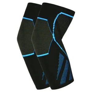 1 Pair Elastic Elbow Protector Brace for Men Women Weightlifting Volleyball