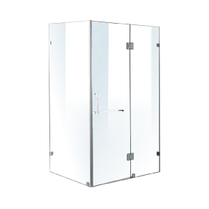 1200 x 1000mm Frameless 10mm Glass Shower Screen | Della Francesca Design