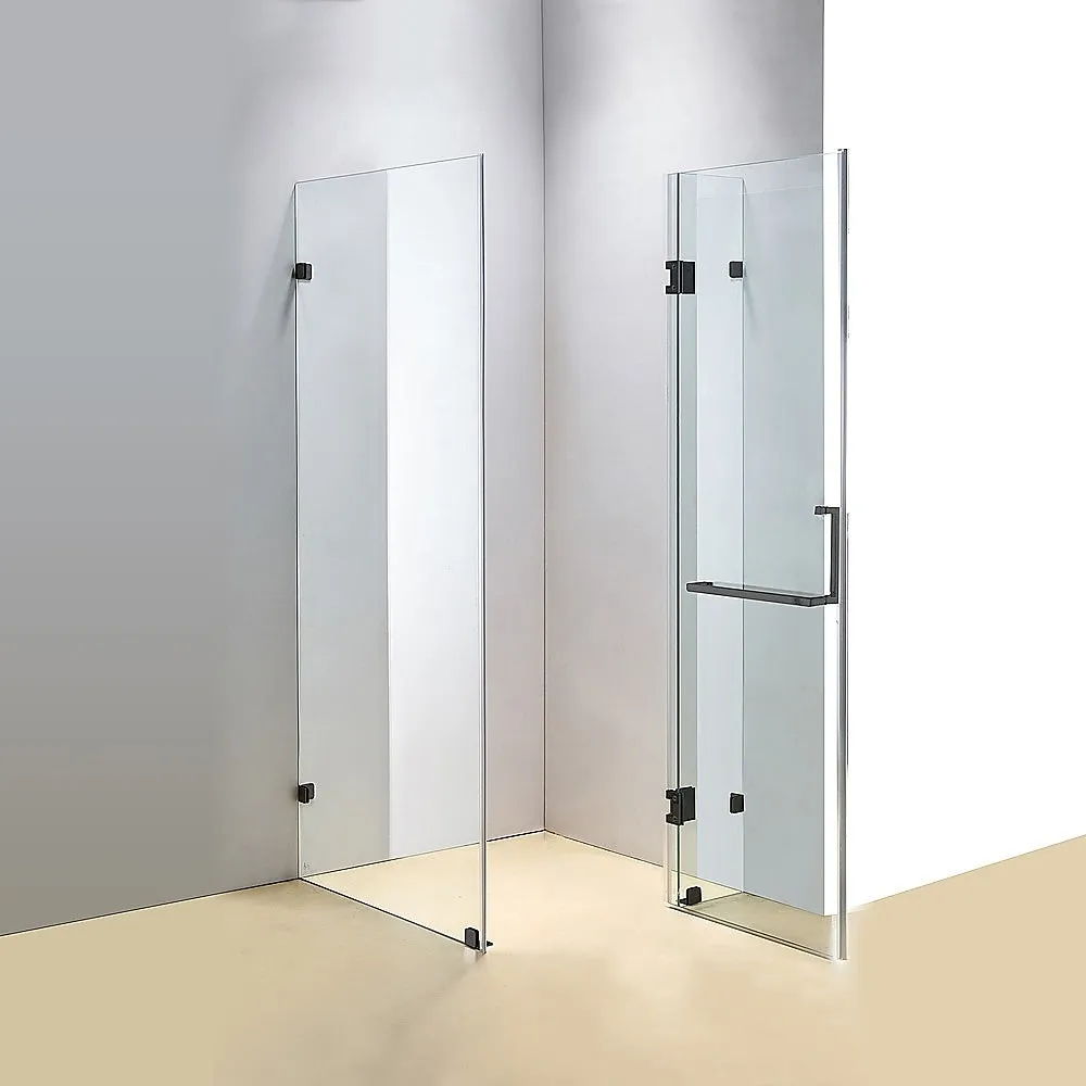 1200 x 800mm Frameless 10mm Glass Shower Screen | Della Francesca Design