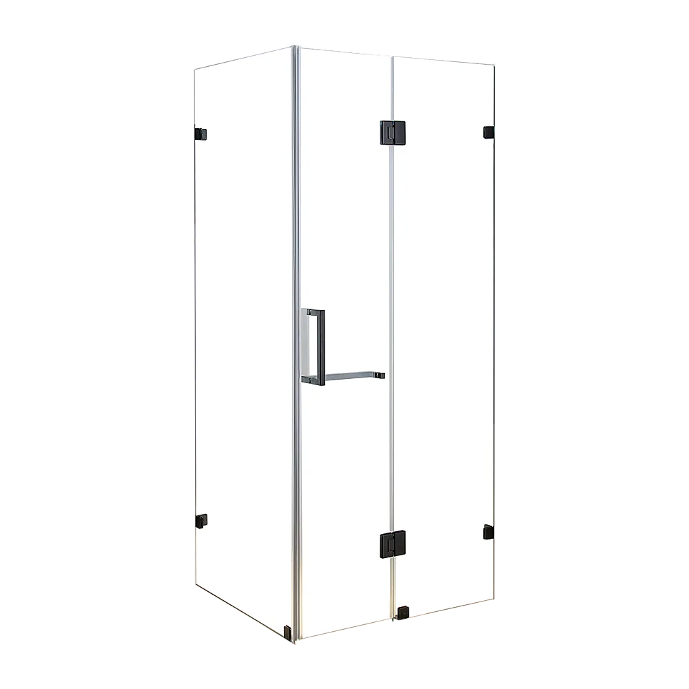 1200 x 800mm Frameless 10mm Glass Shower Screen | Della Francesca Design