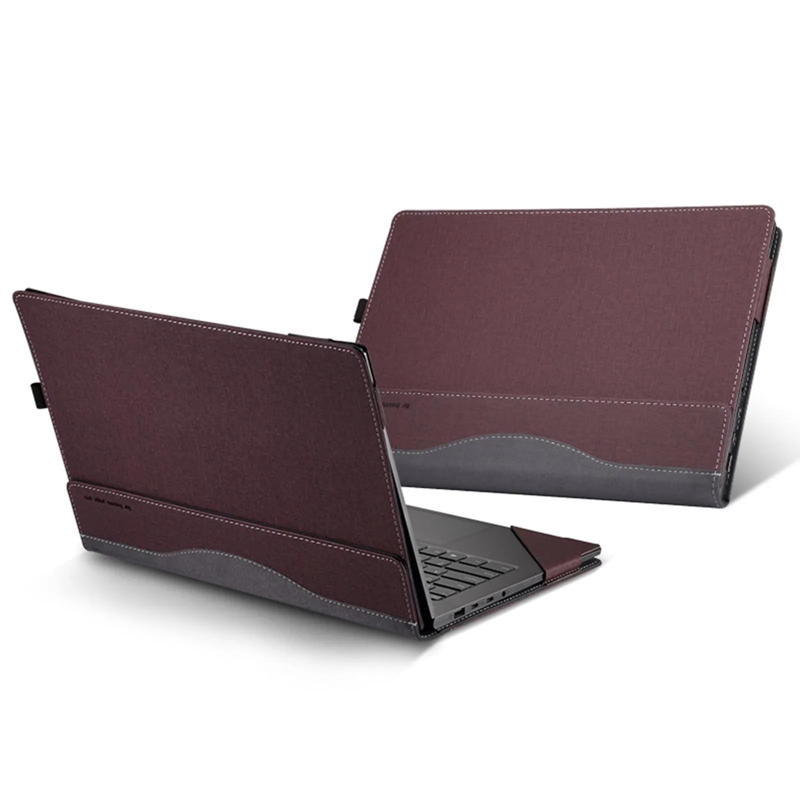 14 Leather Laptop Protective Case - Anti-Fall Design