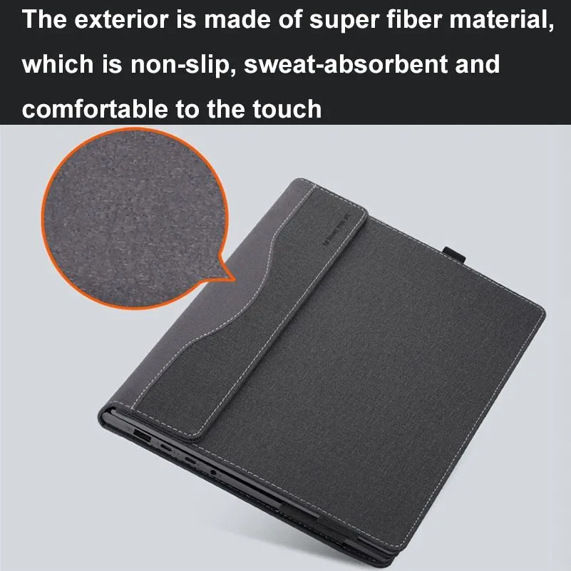 14 Leather Laptop Protective Case - Anti-Fall Design