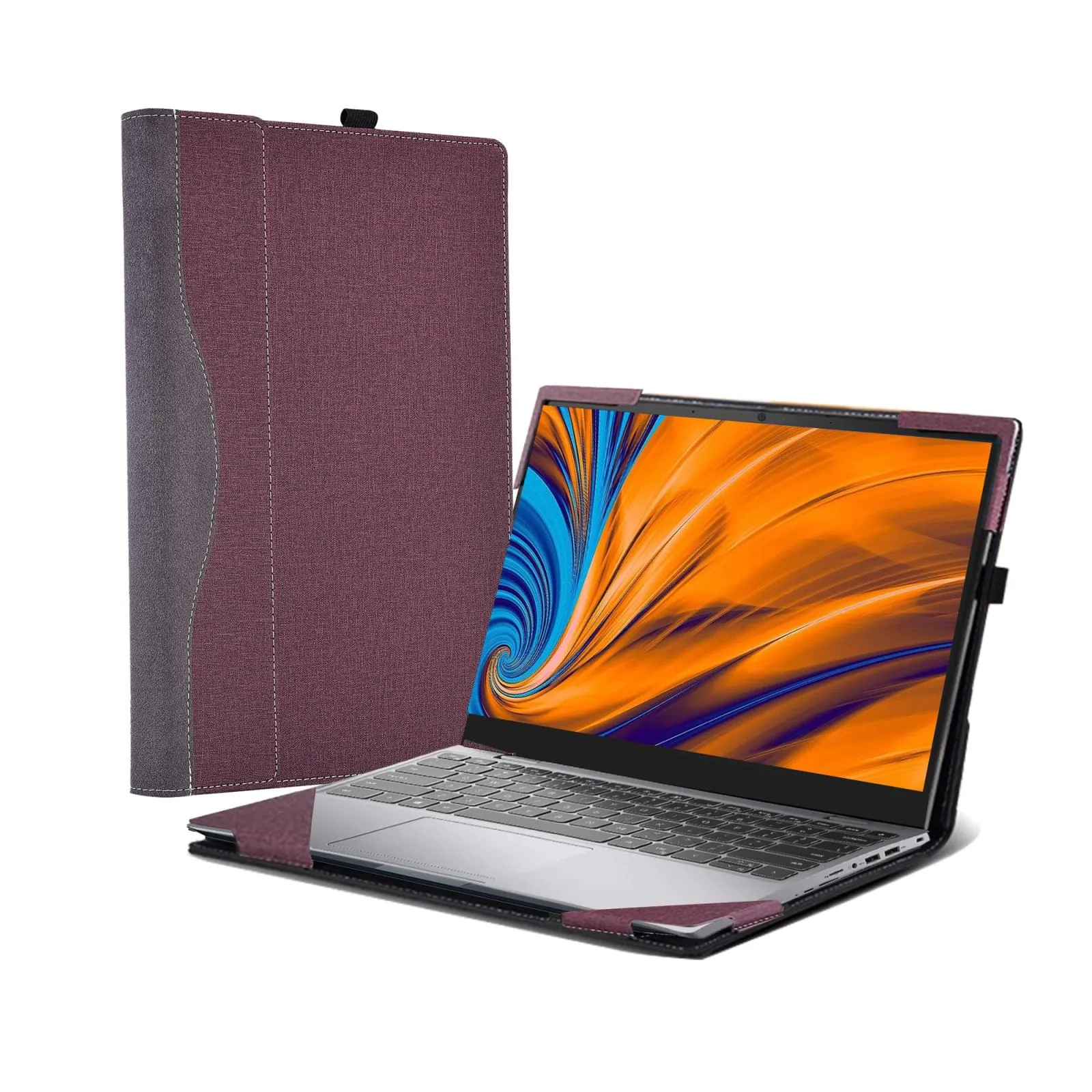 14 Leather Laptop Protective Case - Anti-Fall Design