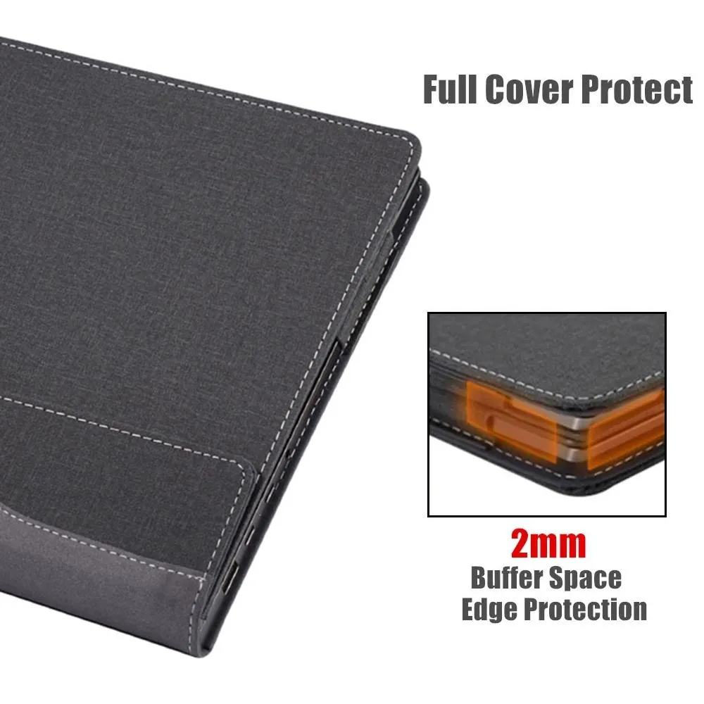 14 Leather Laptop Protective Case - Anti-Fall Design