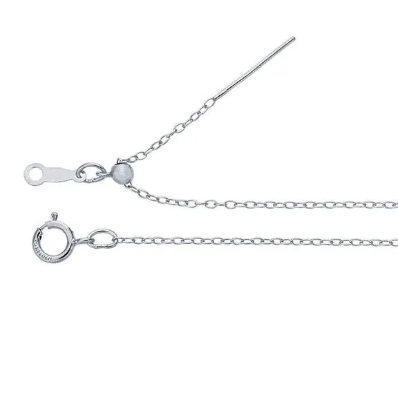 18" Adjustable Chain (Silver)