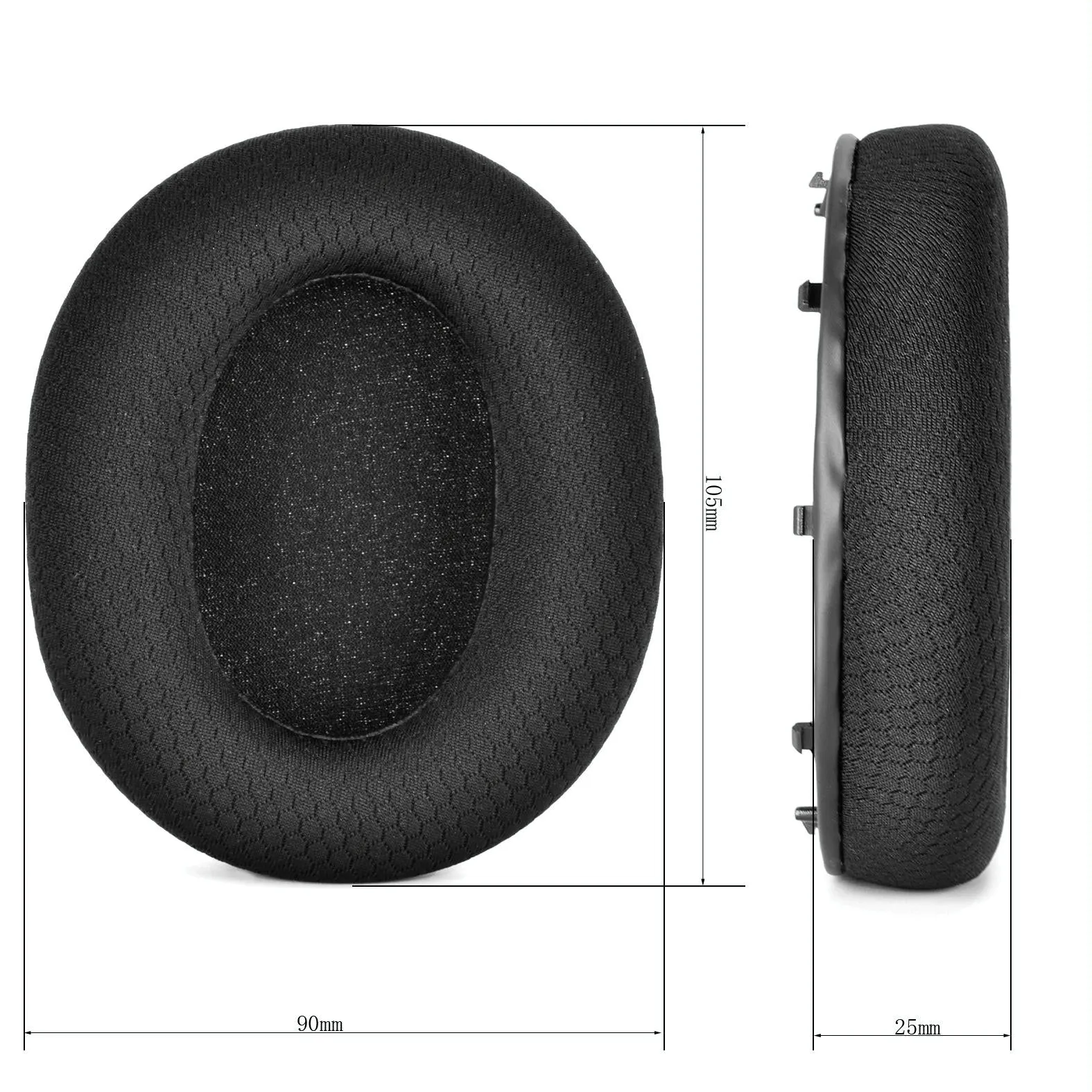 2-pack Ear Pads for Razer Blackshark V2 / V2 Pro - Ice Sense Sponge Cover