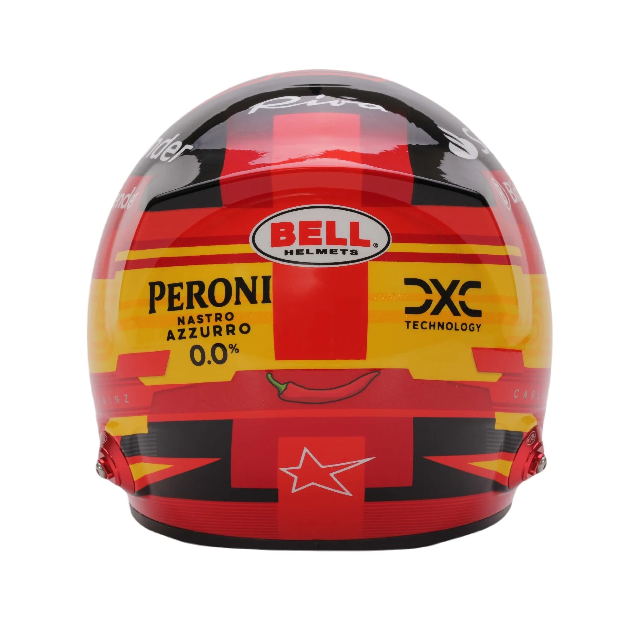 Bell 1:2 Scale Mini Helmet Carlos Sainz 2024 Ferrari