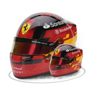 Bell 1:2 Scale Mini Helmet Carlos Sainz 2024 Ferrari