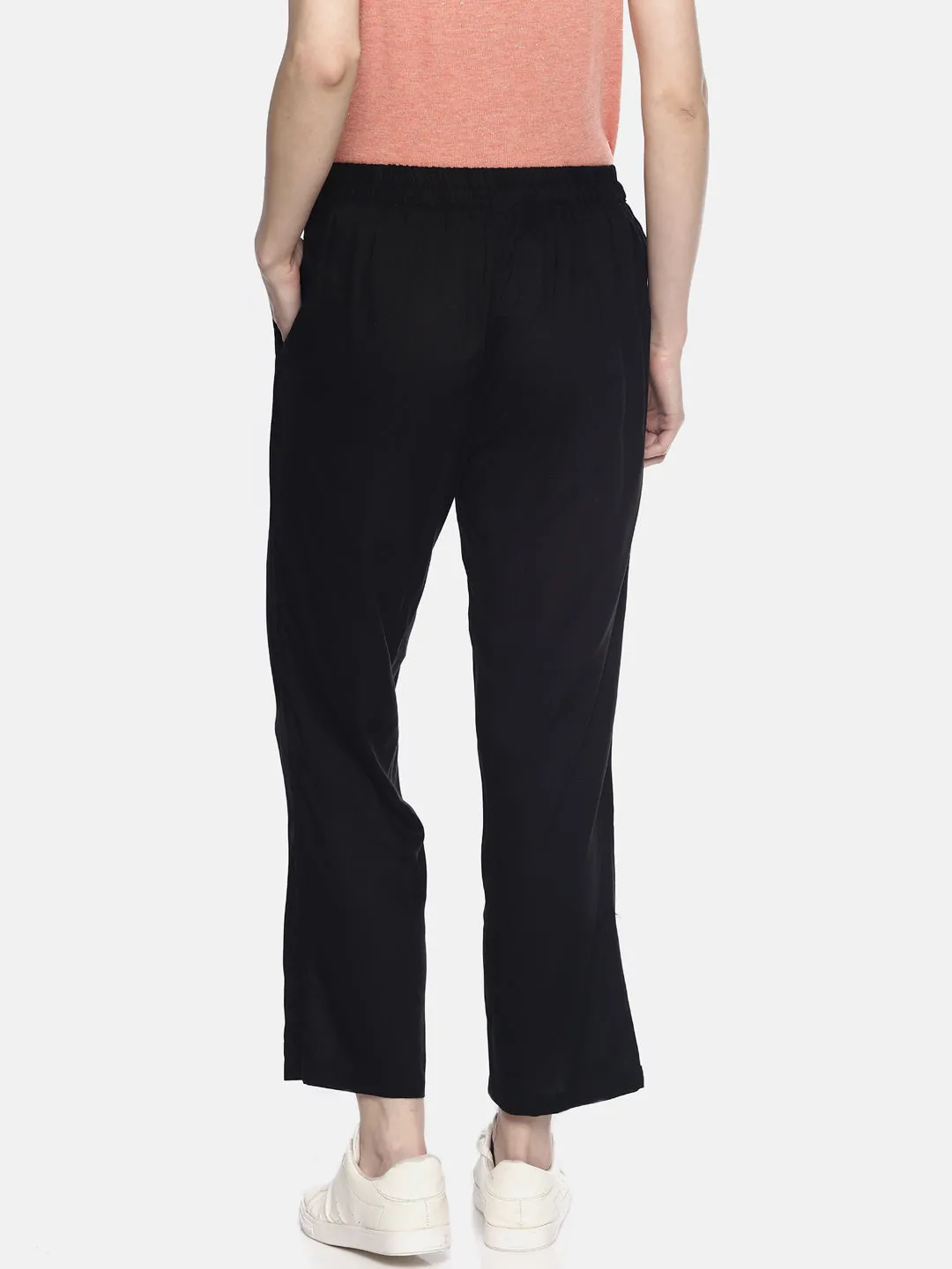 Black Elastic Pant
