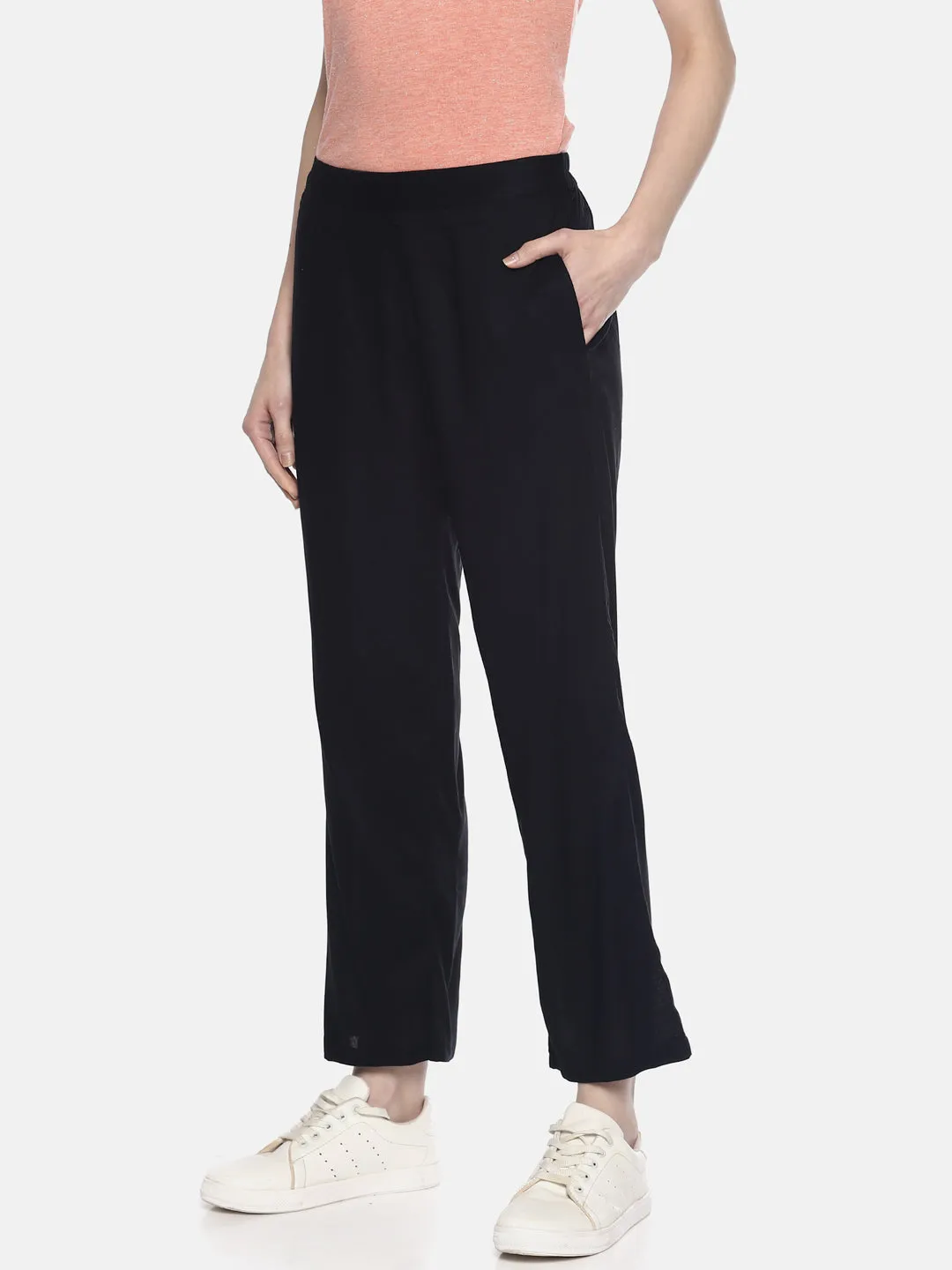 Black Elastic Pant