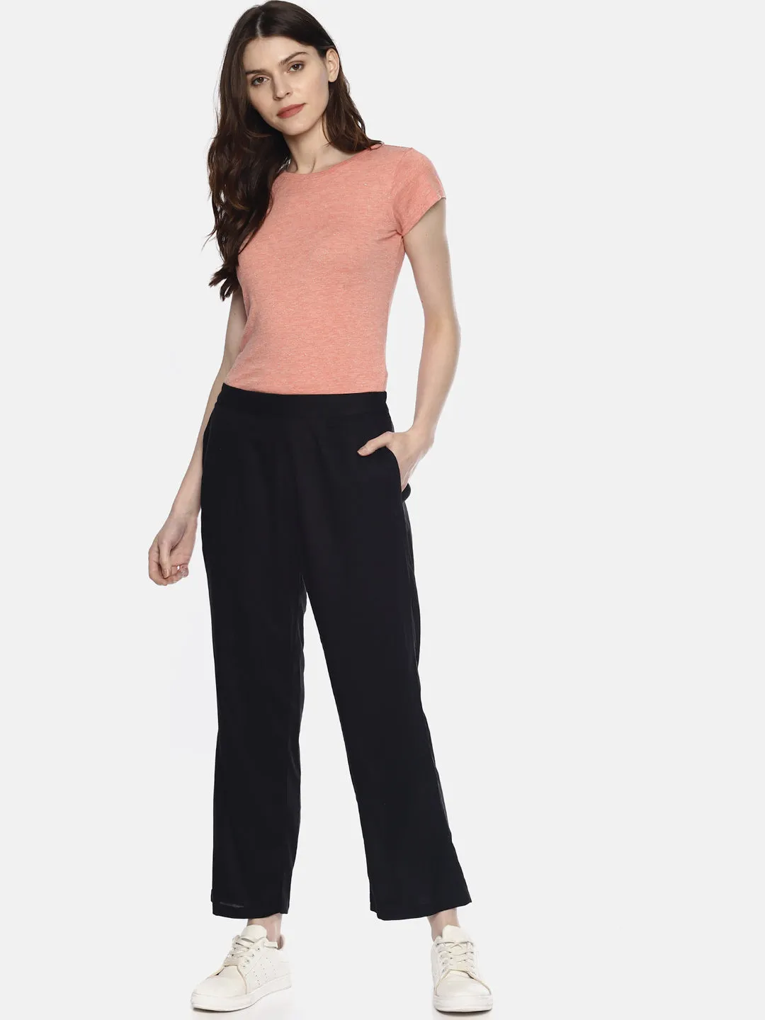 Black Elastic Pant