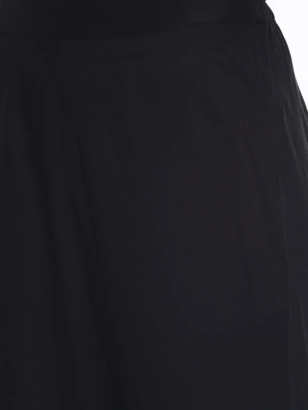 Black Elastic Pant
