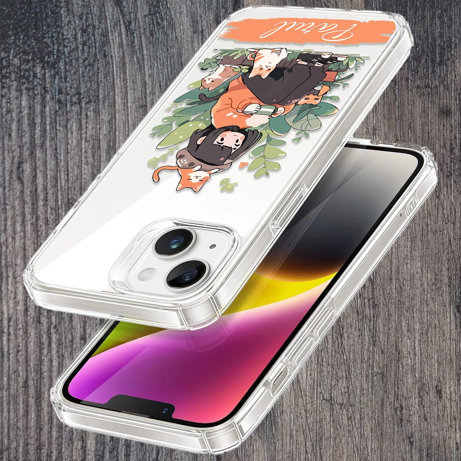 Cat Lover Customize Transparent Silicon Case For OnePlus