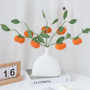 DIY Osmanthus Persimmon Knitted Material Set