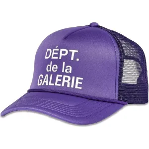 DPT. de la Galerie Gallery Purple trucker Cap