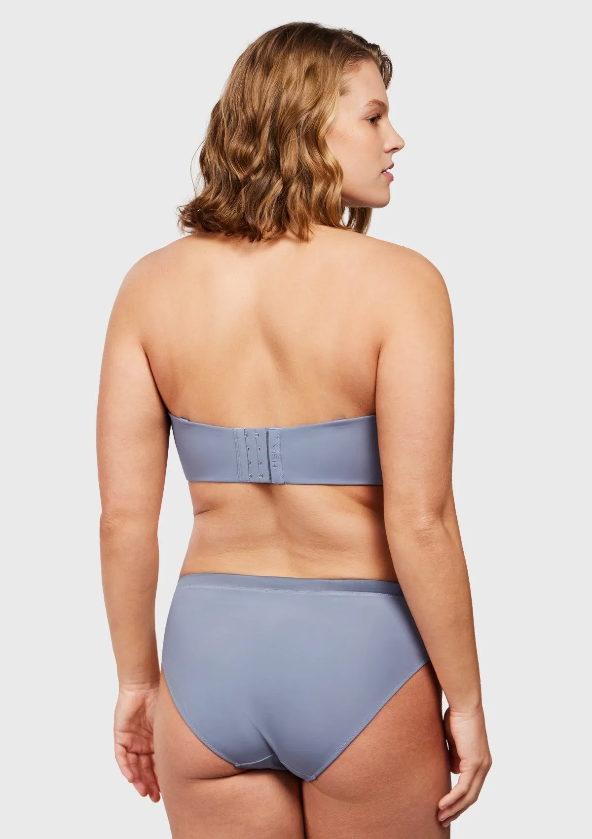 Fiery Unlined Seamless Comfort Underwire Plus Size Bandeau Strapless Bra
