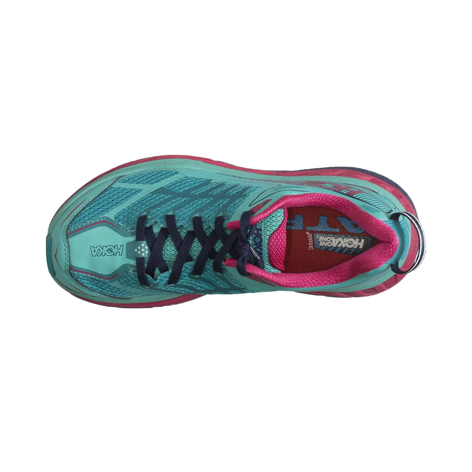 Hoka One One Stinson ATR 4 Ceramic / Tile Blue Running Shoes - Women's