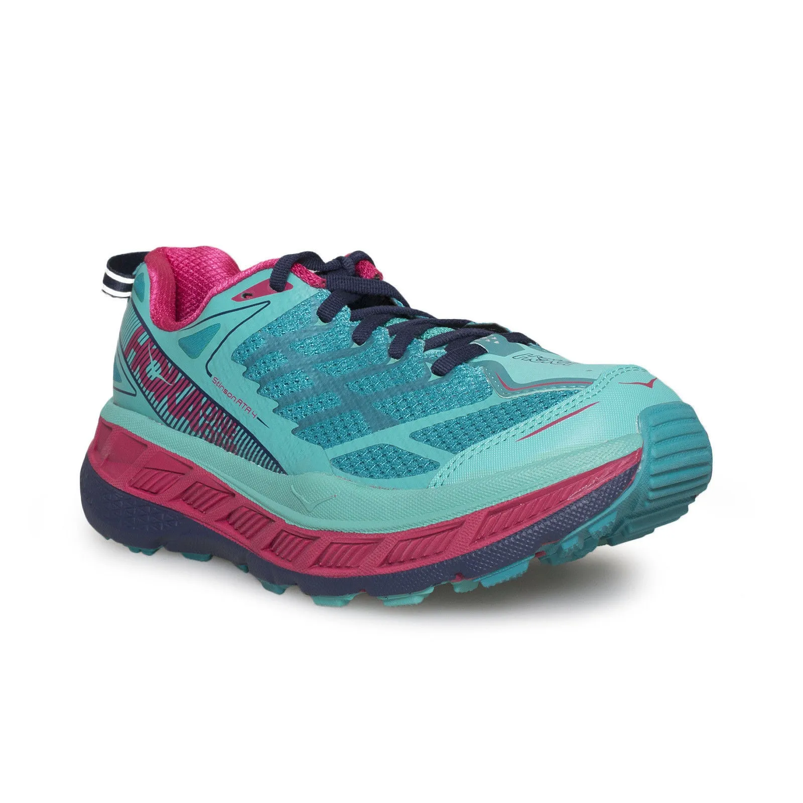 Hoka One One Stinson ATR 4 Ceramic / Tile Blue Running Shoes - Women's