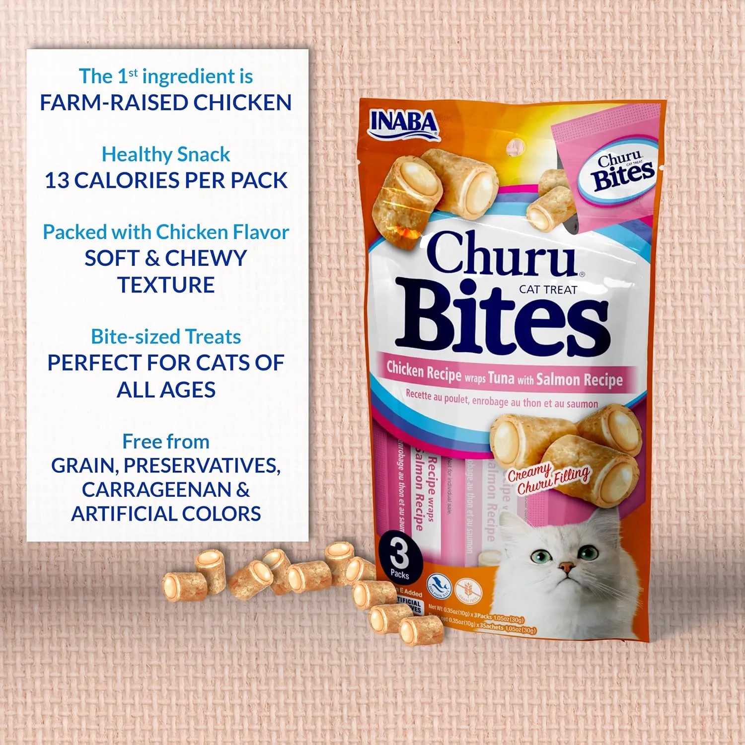Inaba Churu Bites Cat Treat