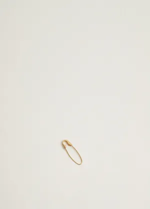 Large Safety Pin Earring
