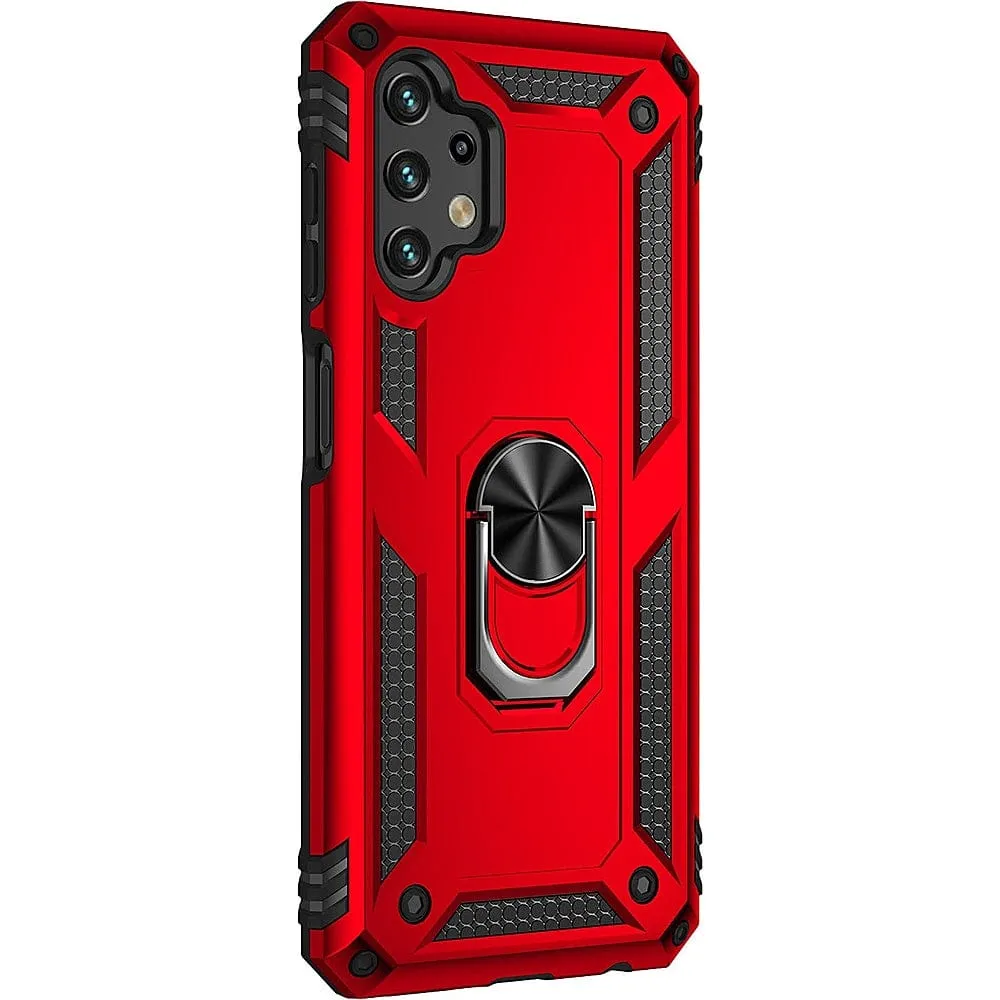 Red Military Kickstand Series Case - Samsung Galaxy A13 LTE