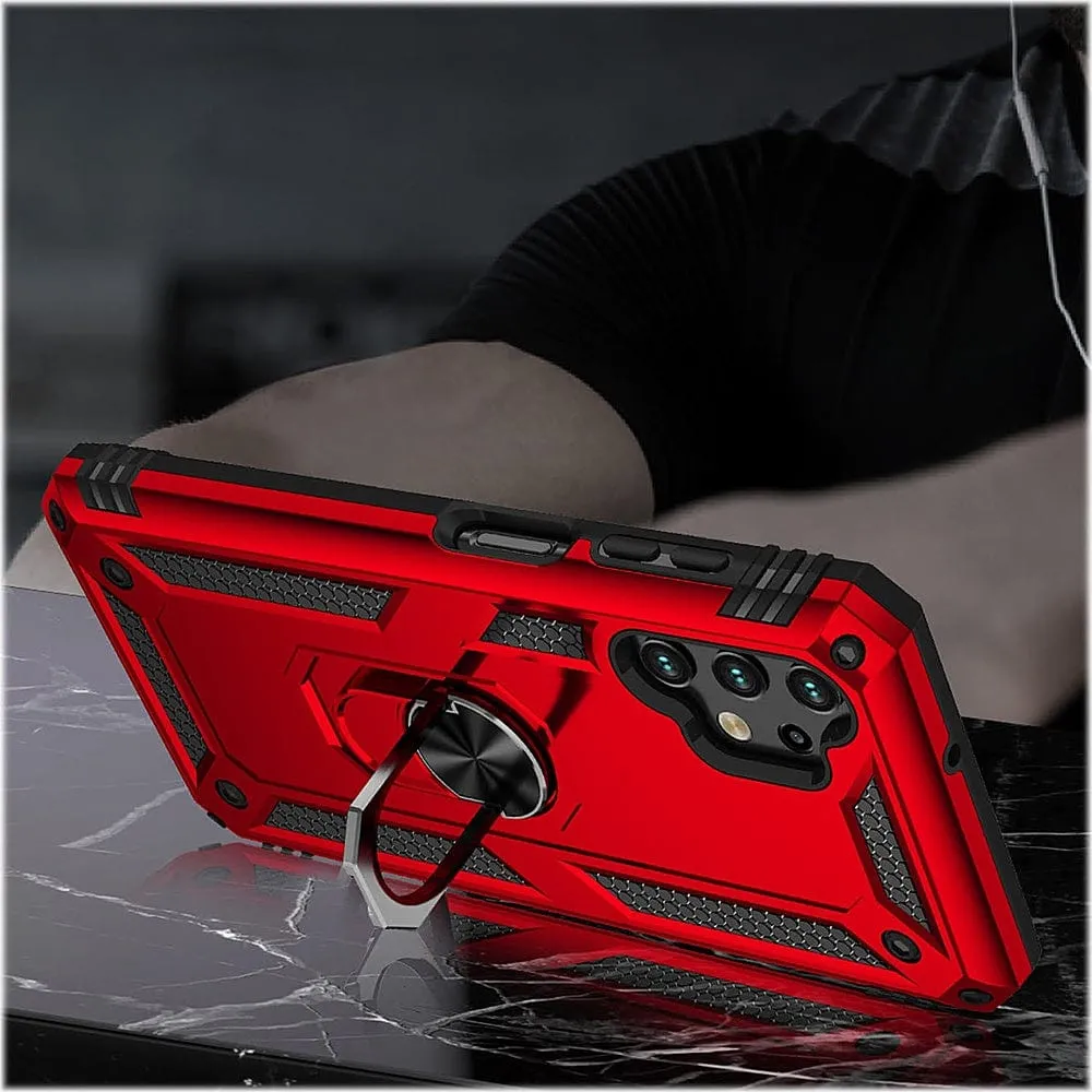 Red Military Kickstand Series Case - Samsung Galaxy A13 LTE