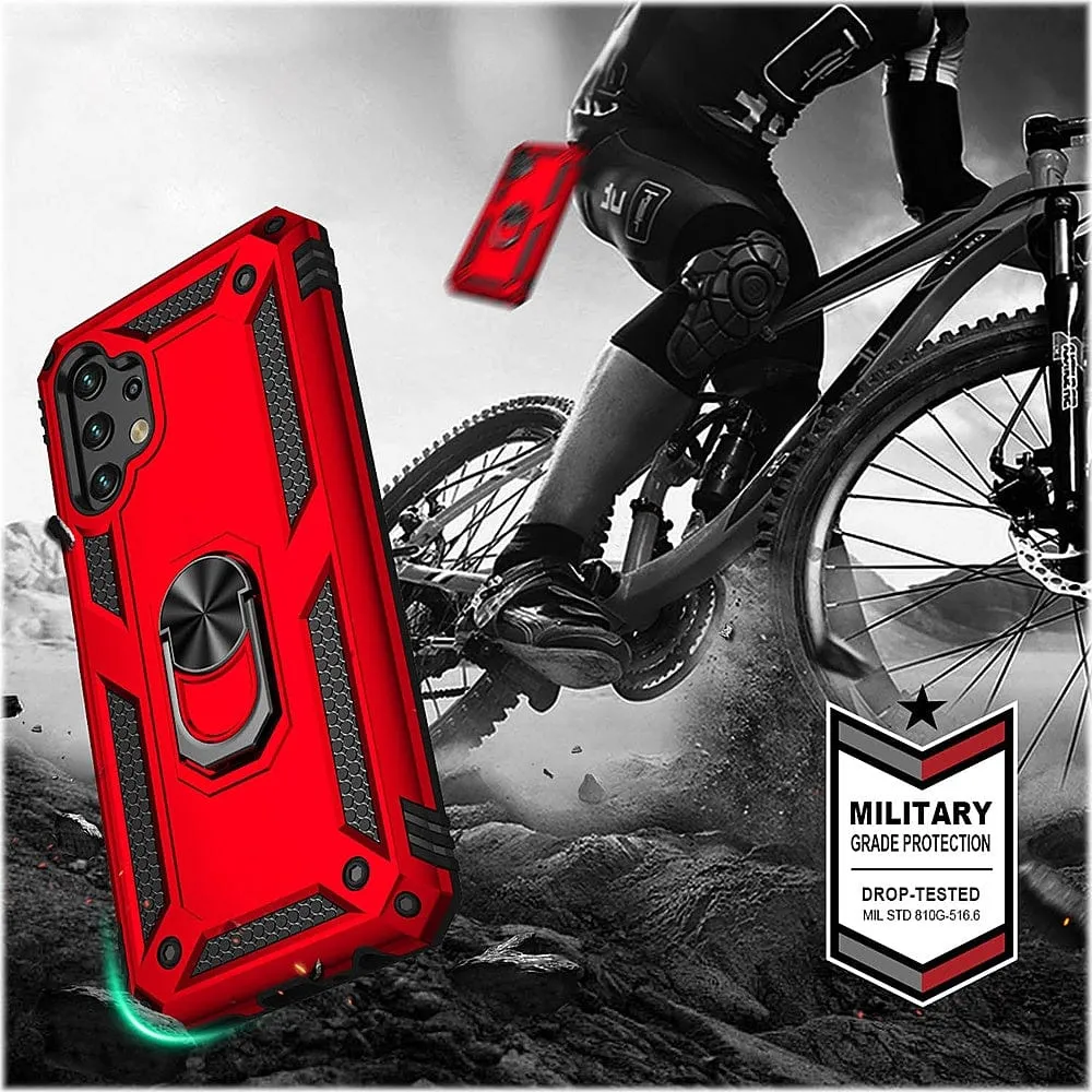 Red Military Kickstand Series Case - Samsung Galaxy A13 LTE
