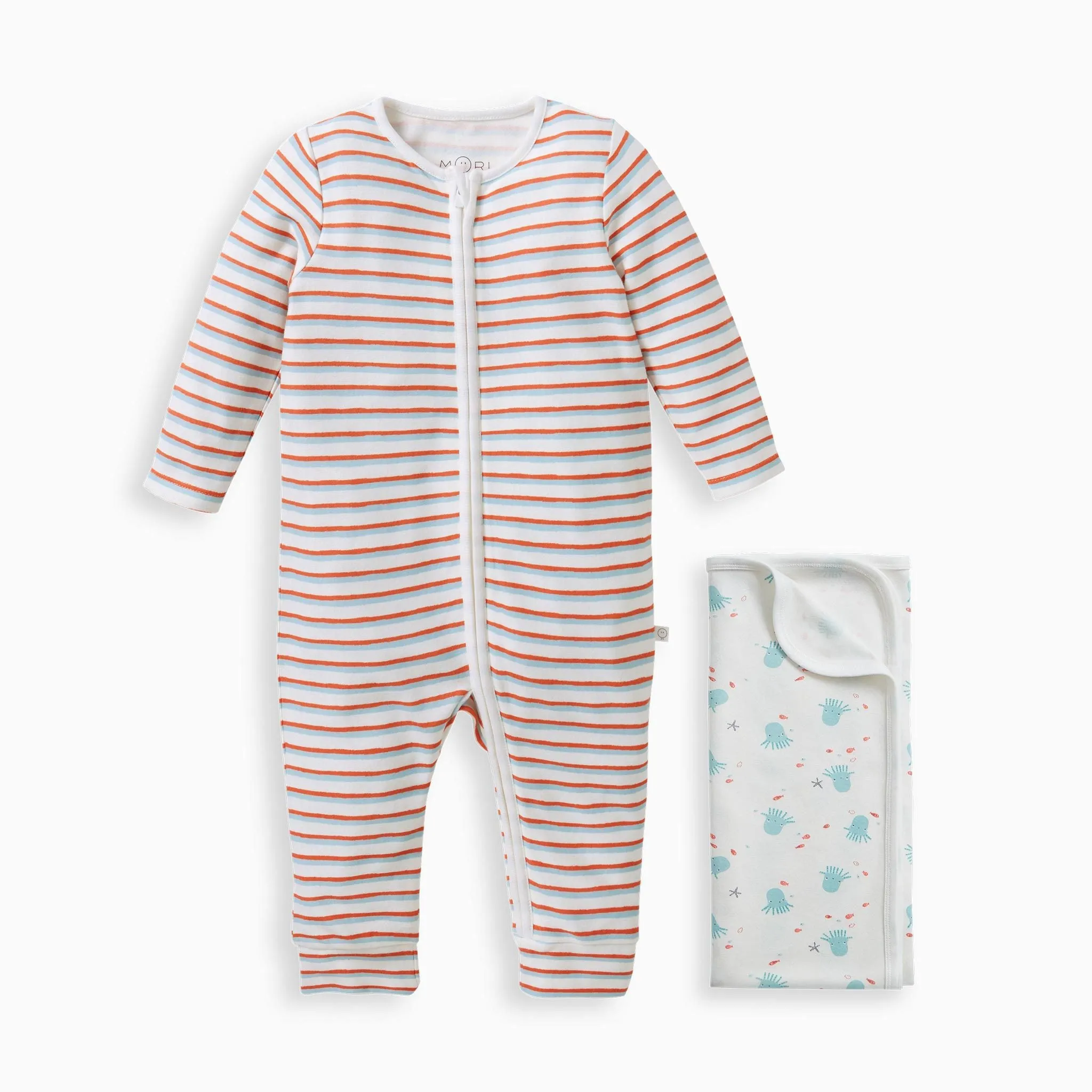 Reef Blanket and Zip-Up Sleep & Play One-Piece