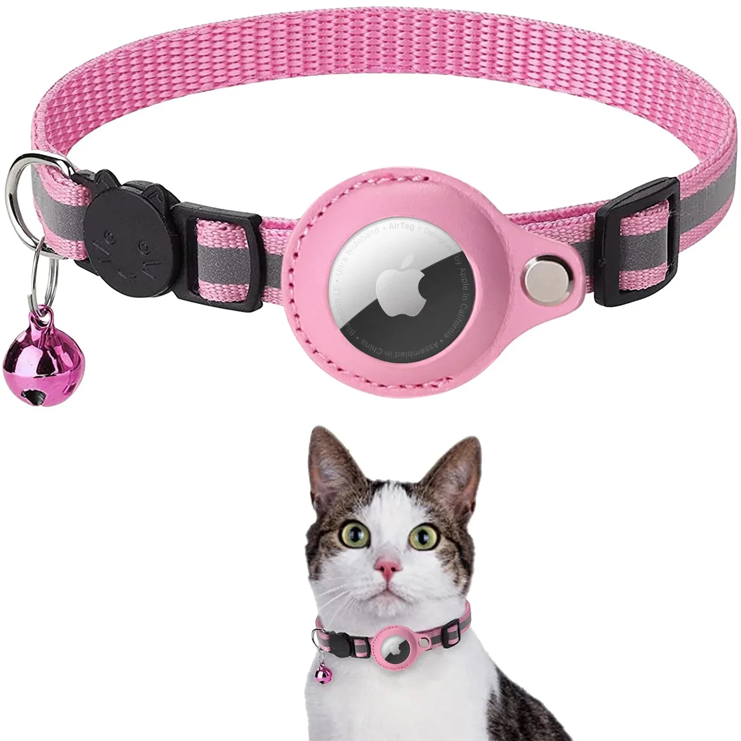 Reflective Airtag Collar for Cats