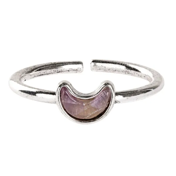 Ring - Moon Amethyst - Adjustable