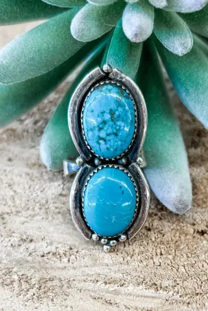 Tibetan Turquoise Adjustable Ring
