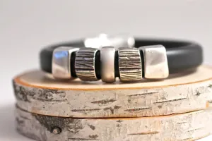 Vegan Hardware Rubber Bracelet
