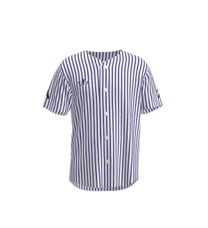 Z&J Baseball Jersey - Pinstripe (Customizable)